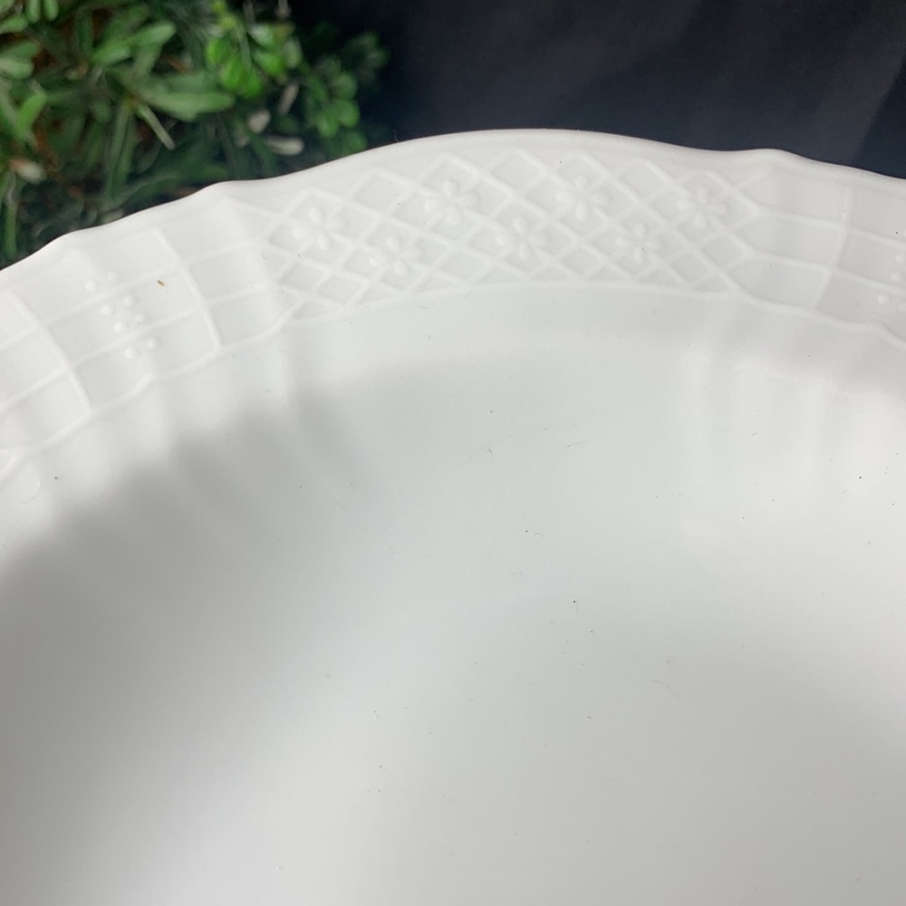 Set of 4 white Seltmann Weiden soup / cereal bowls - Picture 4 of 6